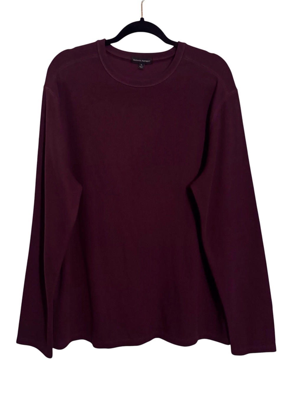 Banana Republic Men’s Size X-Large Maroon Pullover Sweater Casual Preppy
